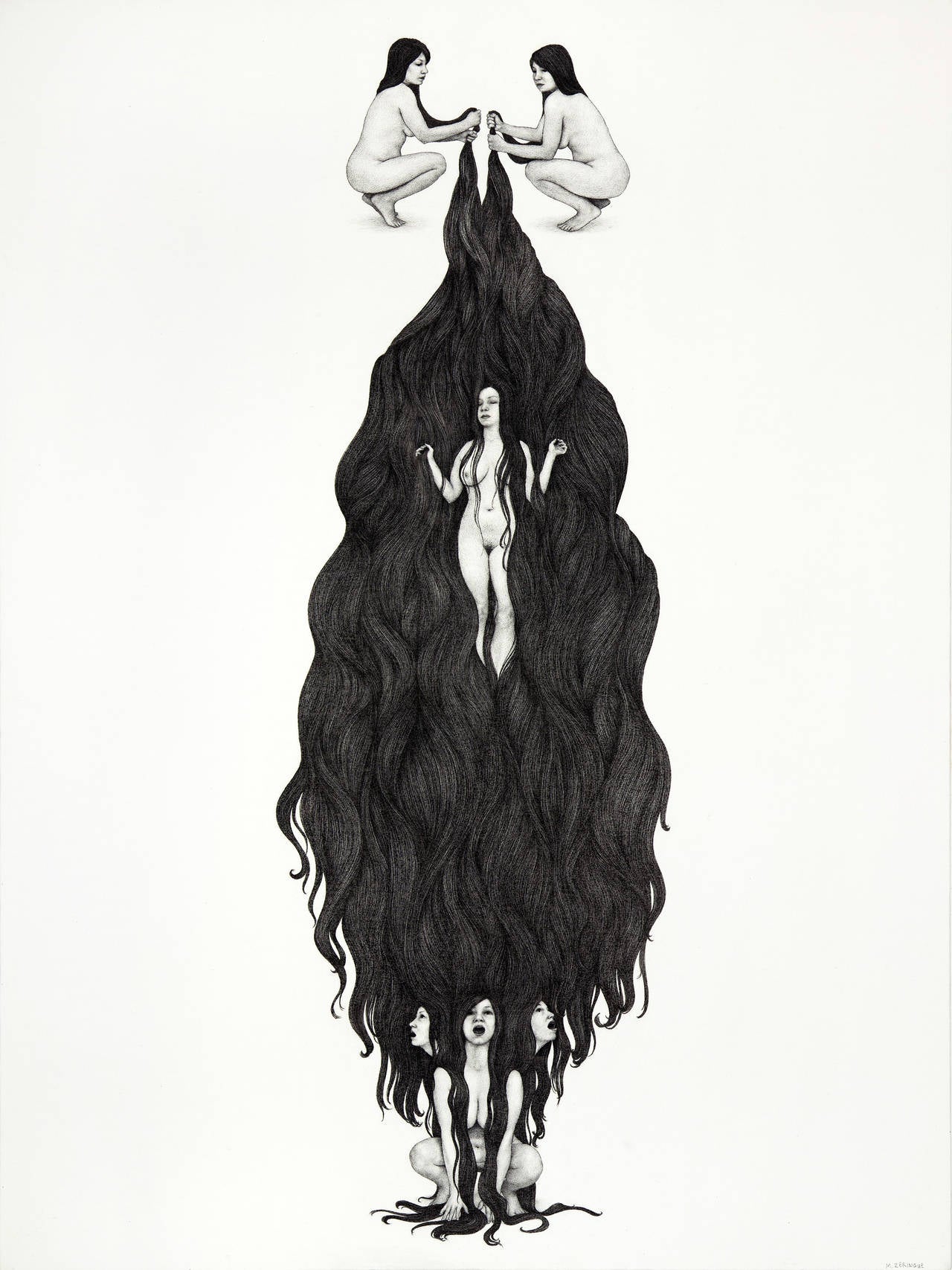 Ophelia in discesa