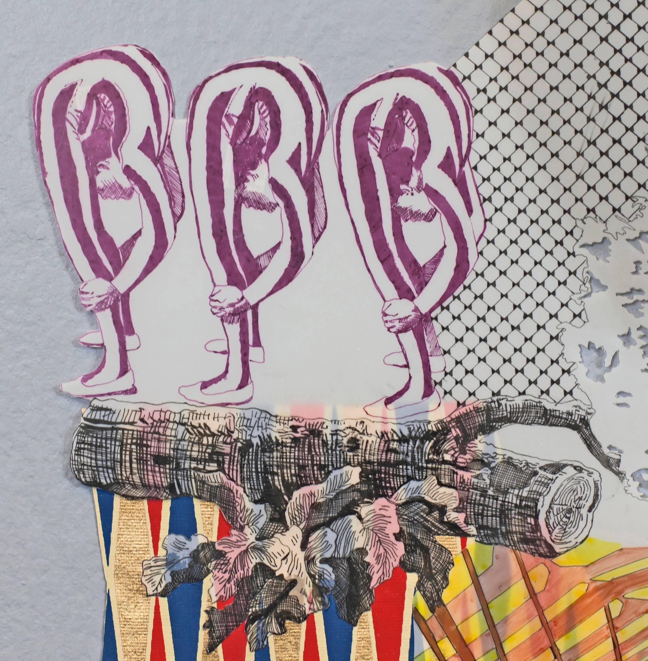 Siebzehn (Zeitgenössisch), Mixed Media Art, von Laura Tanner Graham