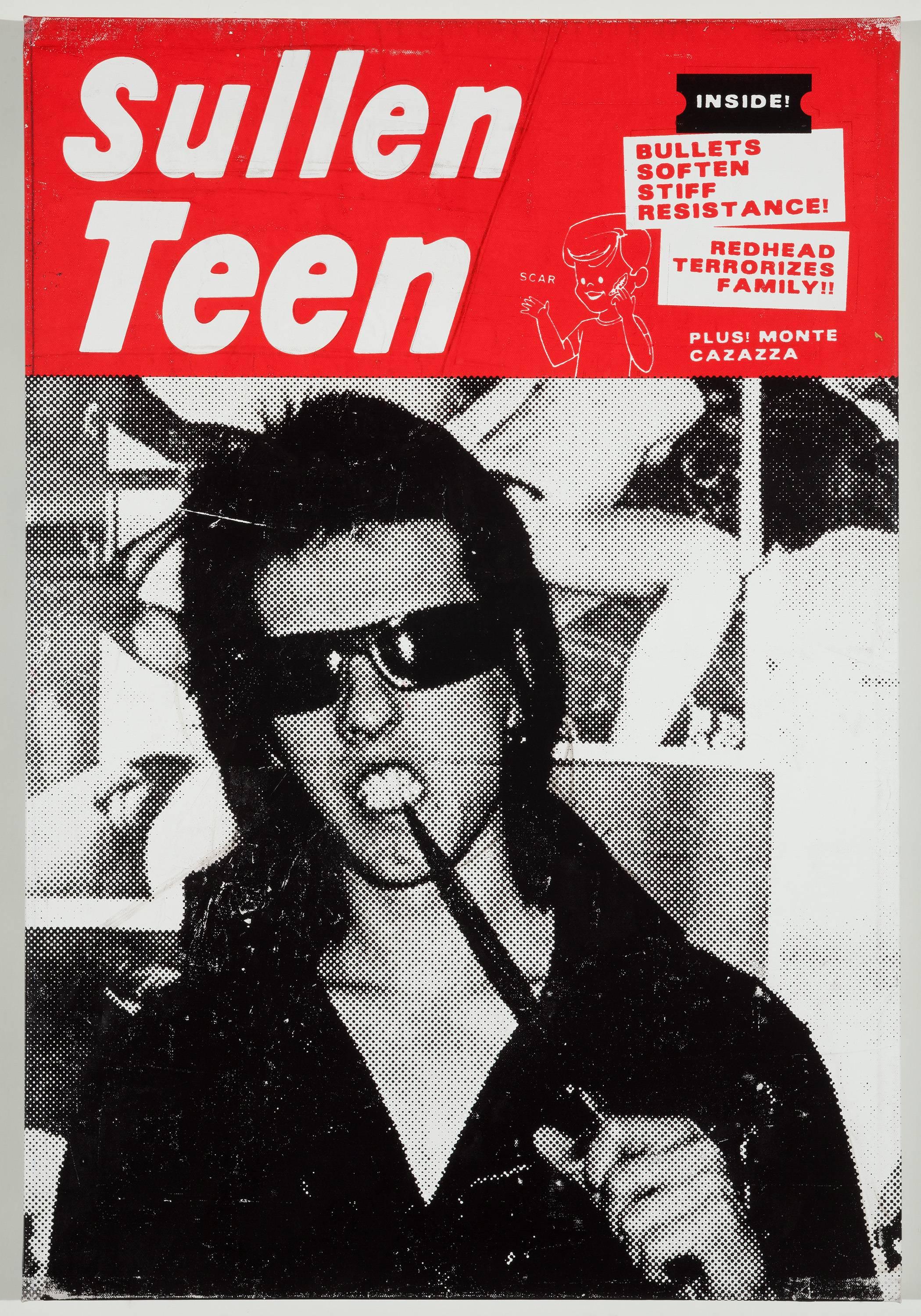 Sullen Teen - Painting by Skylar Fein