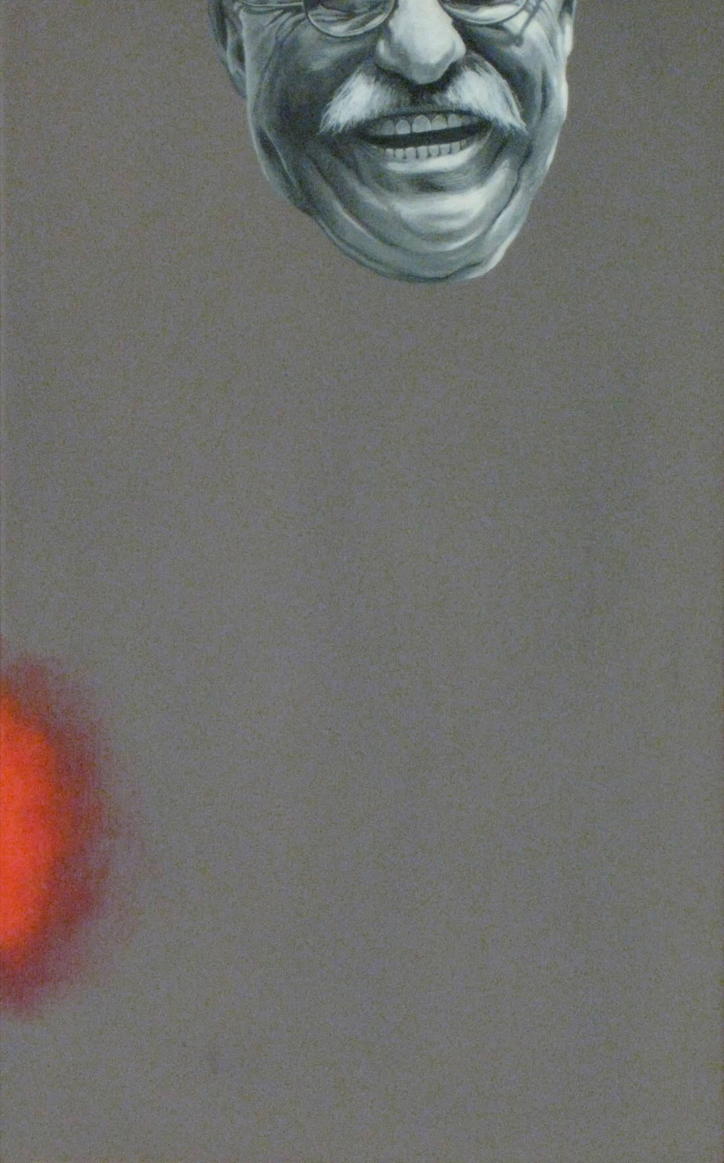 Et le rouge écarlate de la fusée - Painting de Adam Mysock