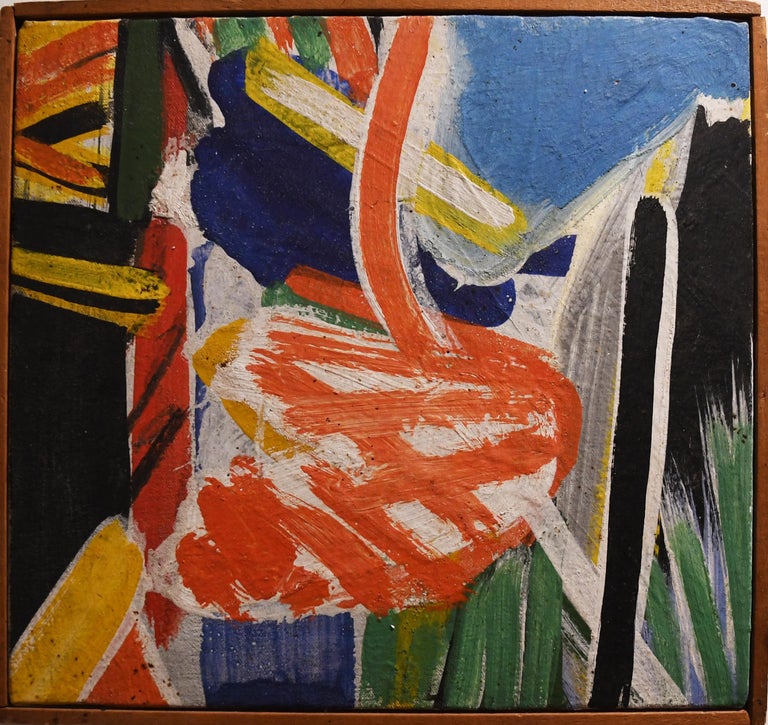 Ernest Briggs, Summerscape, oil on canvas, 1962 - Painting by Ernest Briggs