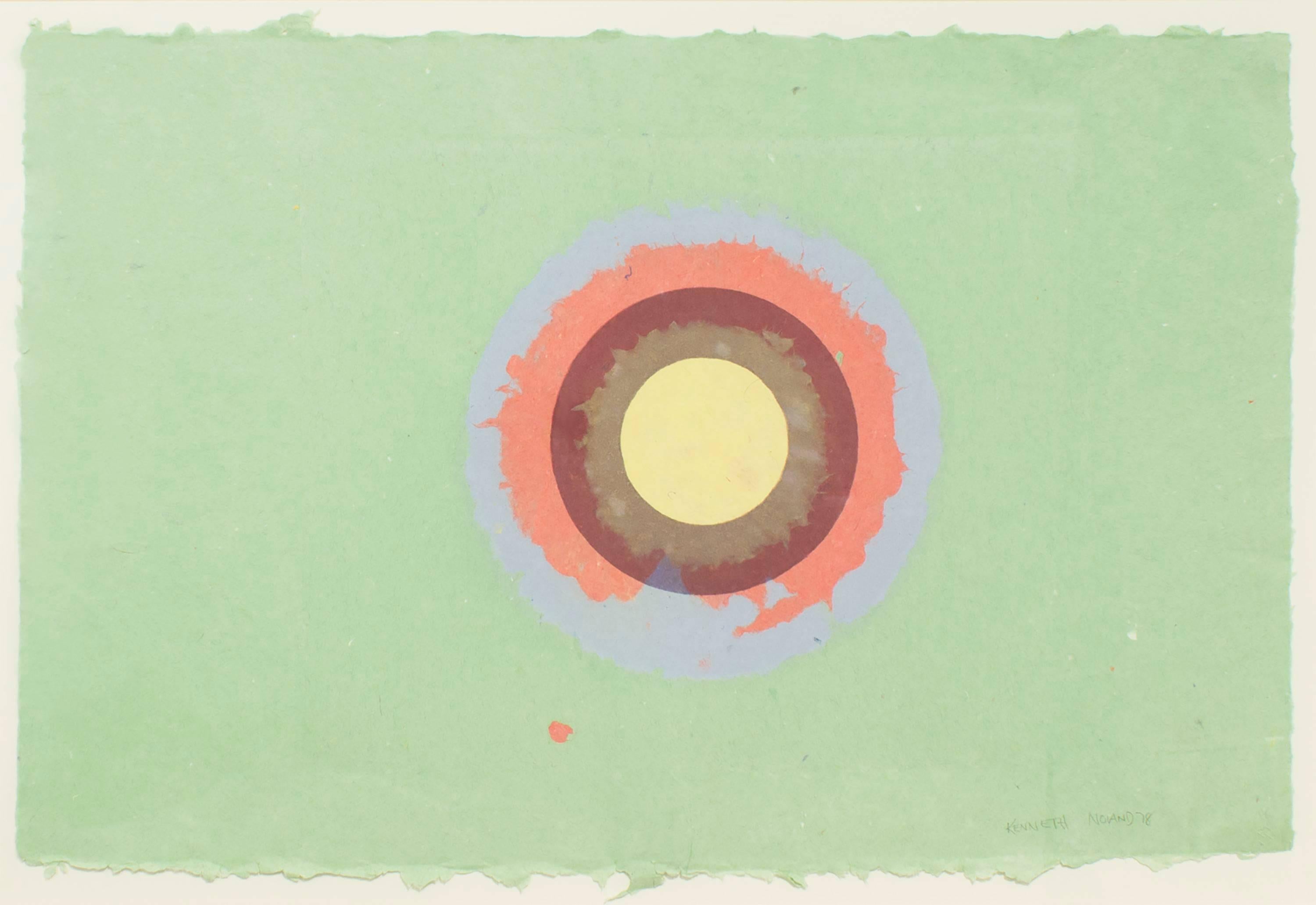 Kenneth Noland Abstract Painting - Untitled