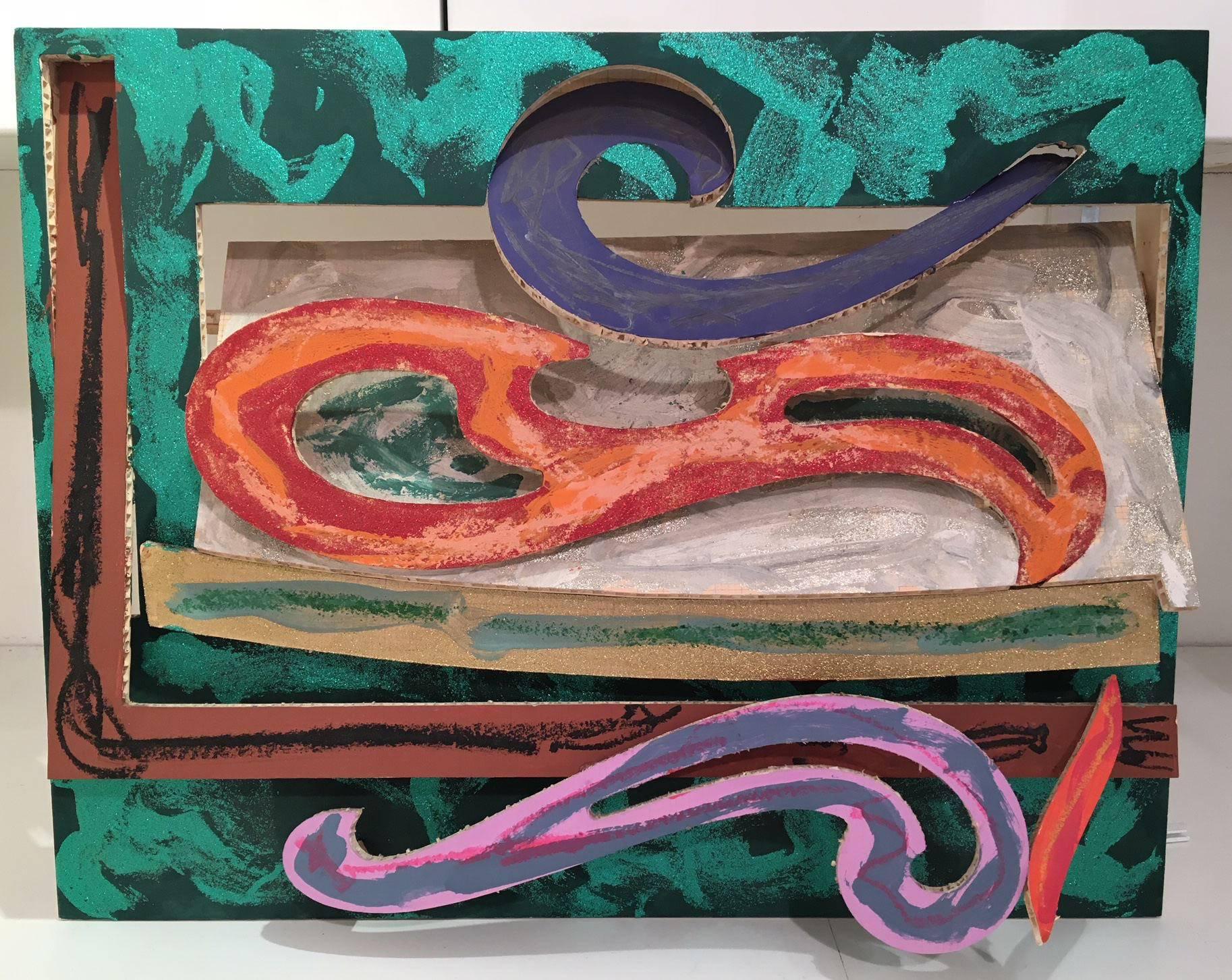 Frank Stella Abstract Painting - Eskimo Curlew
