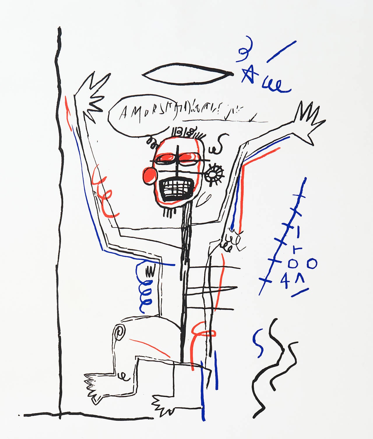 Jean-Michel Basquiat Figurative Print - Untitled (Delta)