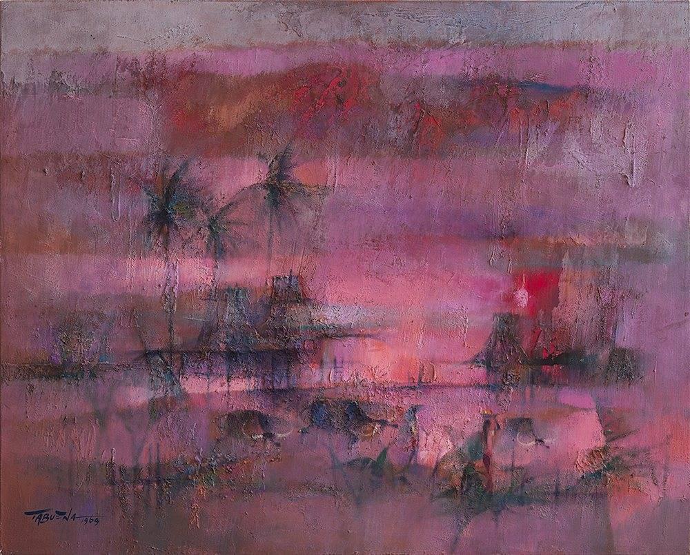 Romeo Villalva Tabuena Landscape Painting - Sunset