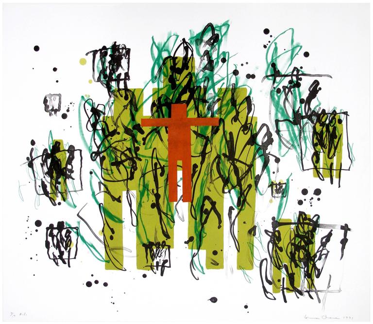 Louisa Chase Figurative Print - Untitled
