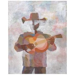 Guitar Player with Hat 12