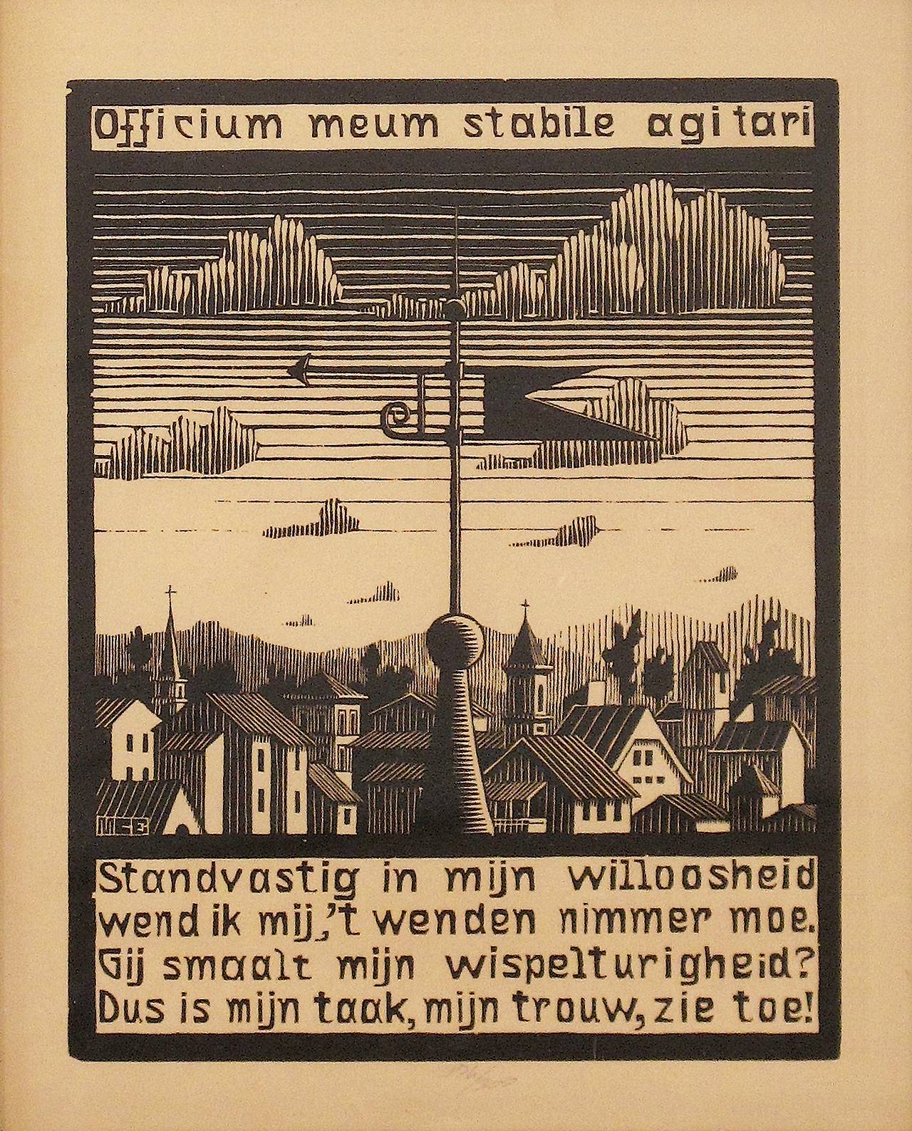 Weather Vane - Print by M.C. Escher