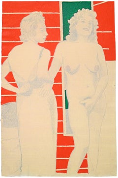 Two Ladies on Orange