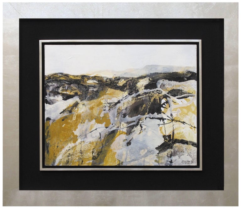 Chrissy Dolan Terrasi Landscape Painting - Los Picachcos Dorados