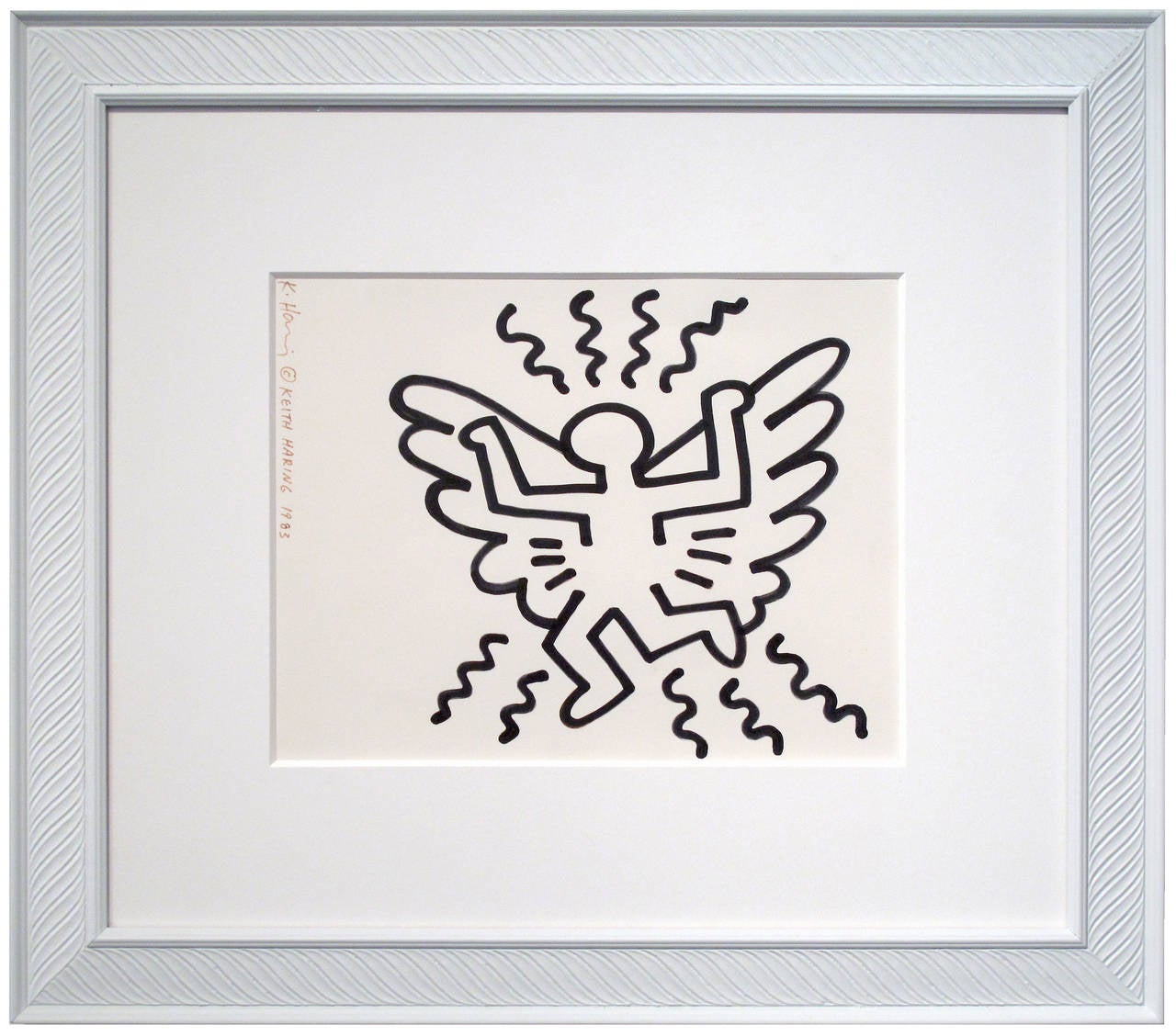 Keith Haring Figurative Art - Radiant Angel