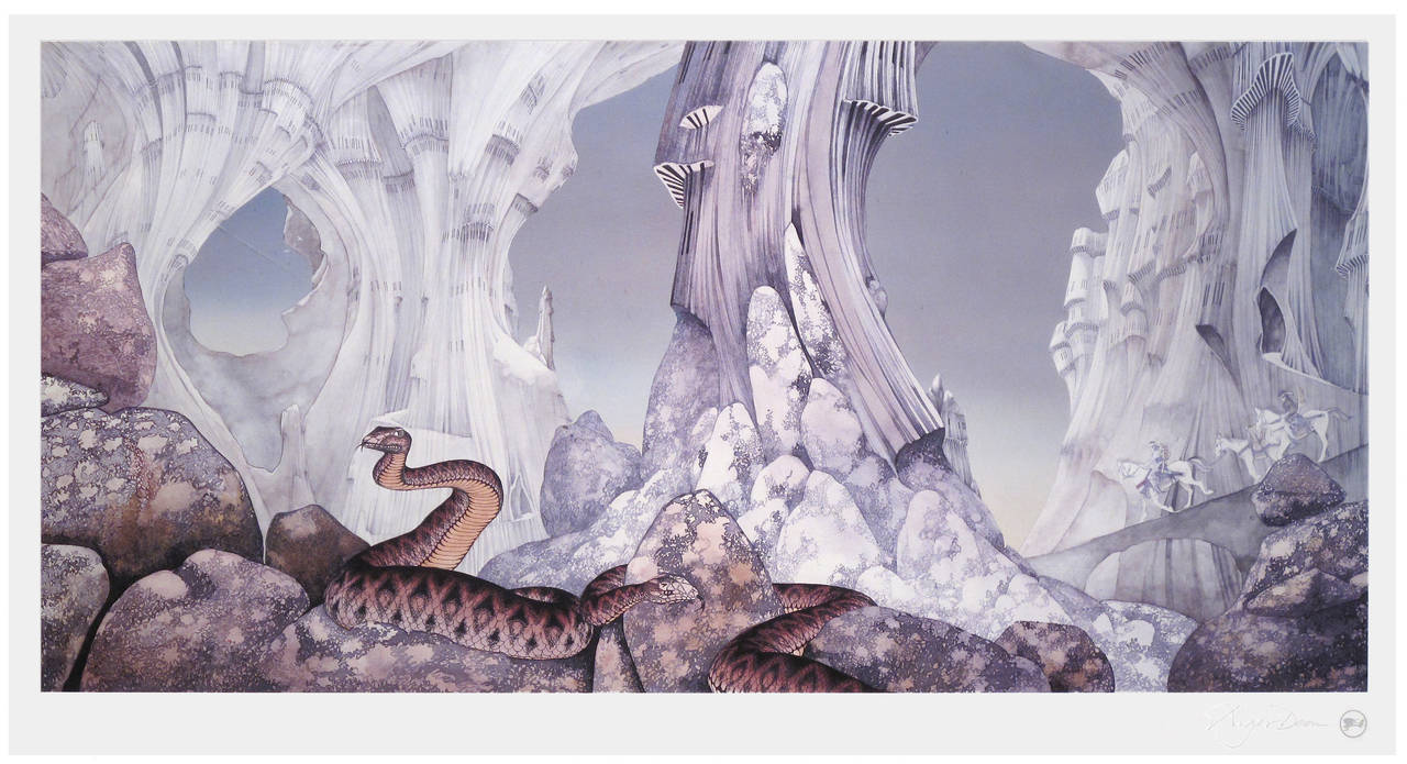 Roger Dean Landscape Print - Relayer