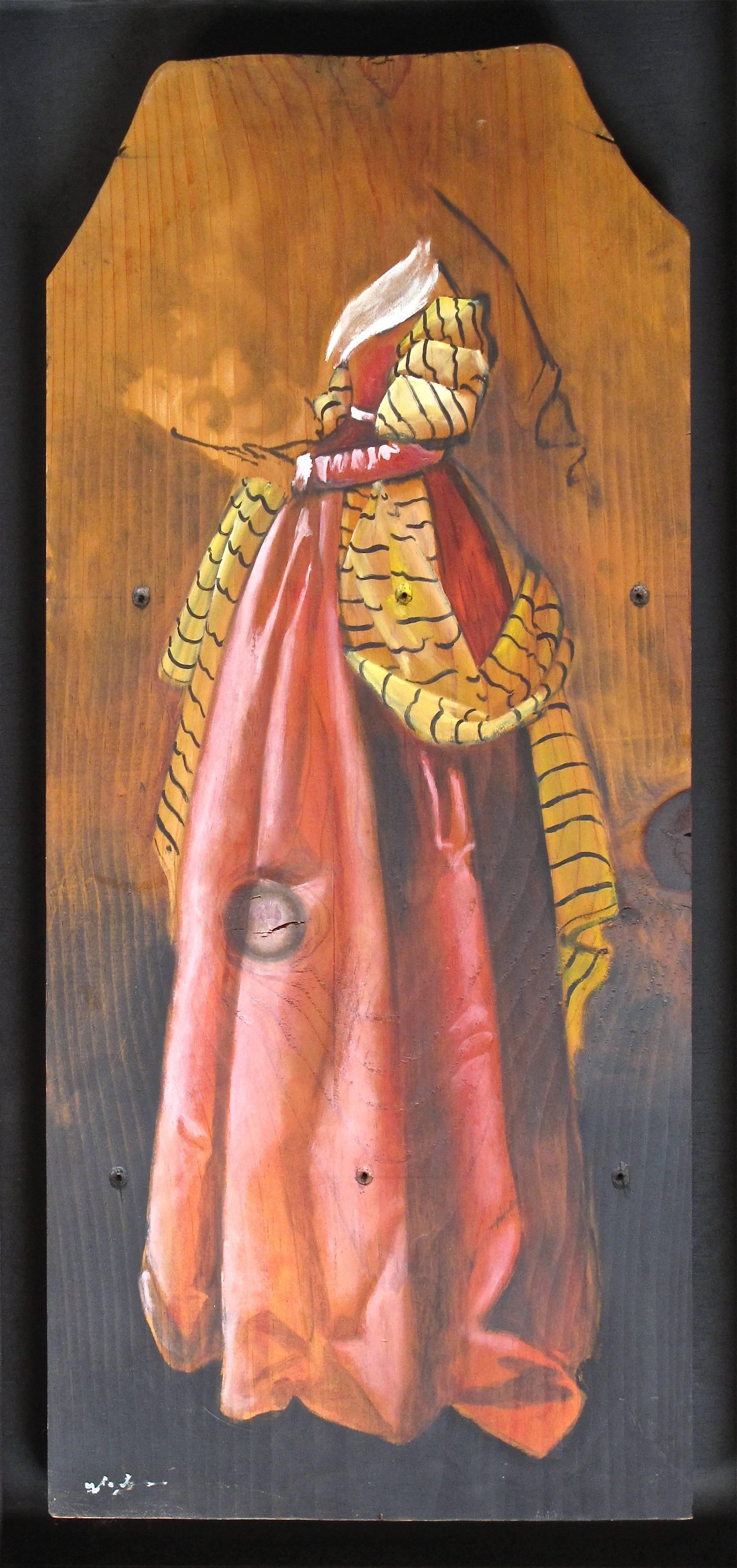 Rosafarbenes Kleid – Painting von Yigal Ozeri