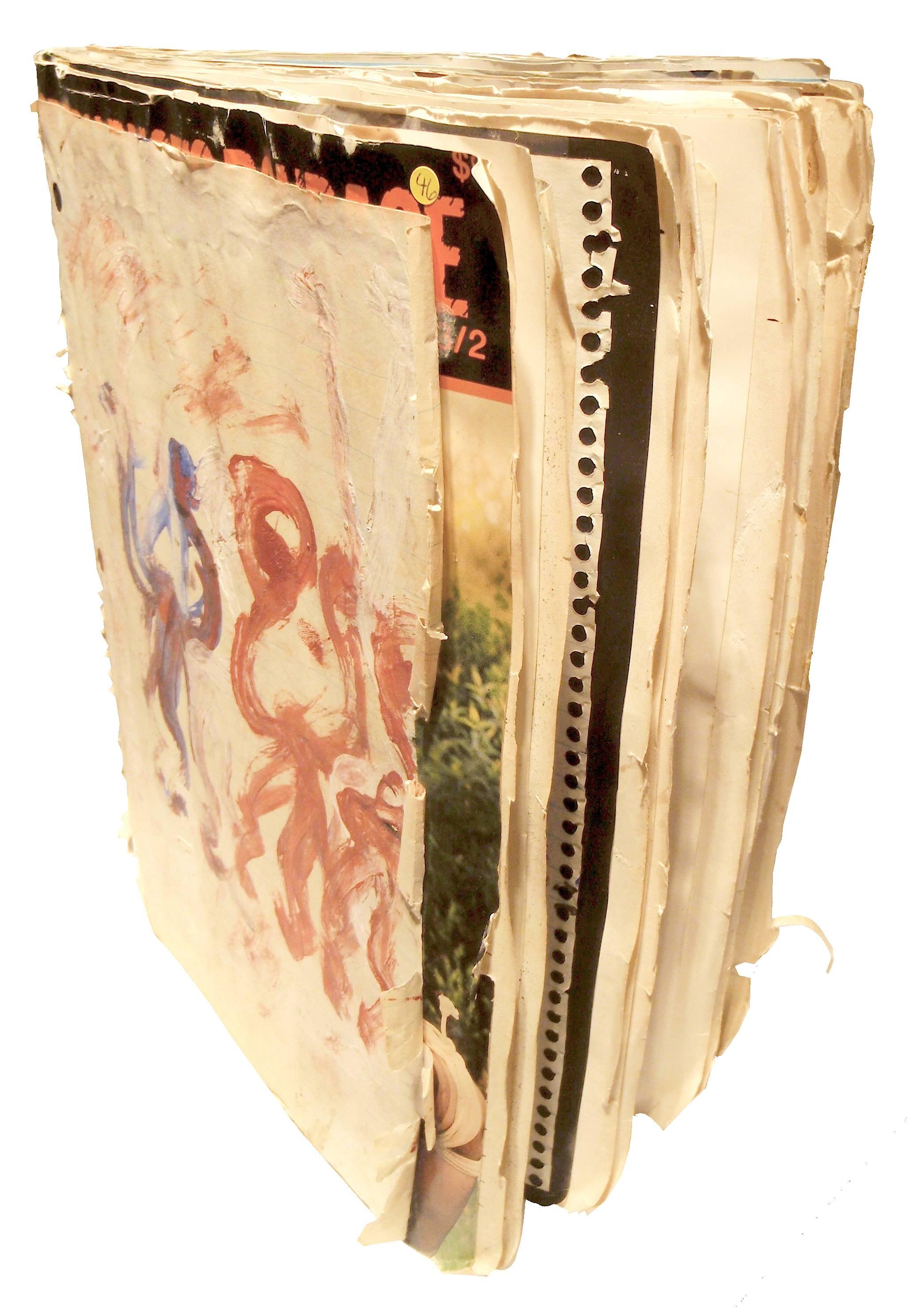 Bondage Magazin (Art brut), Mixed Media Art, von Purvis Young