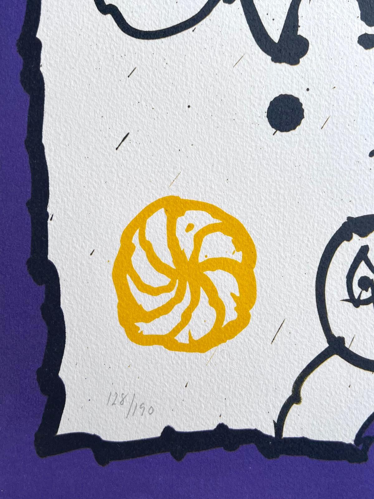 Première Primaire - Abstract Print by Pierre Alechinsky