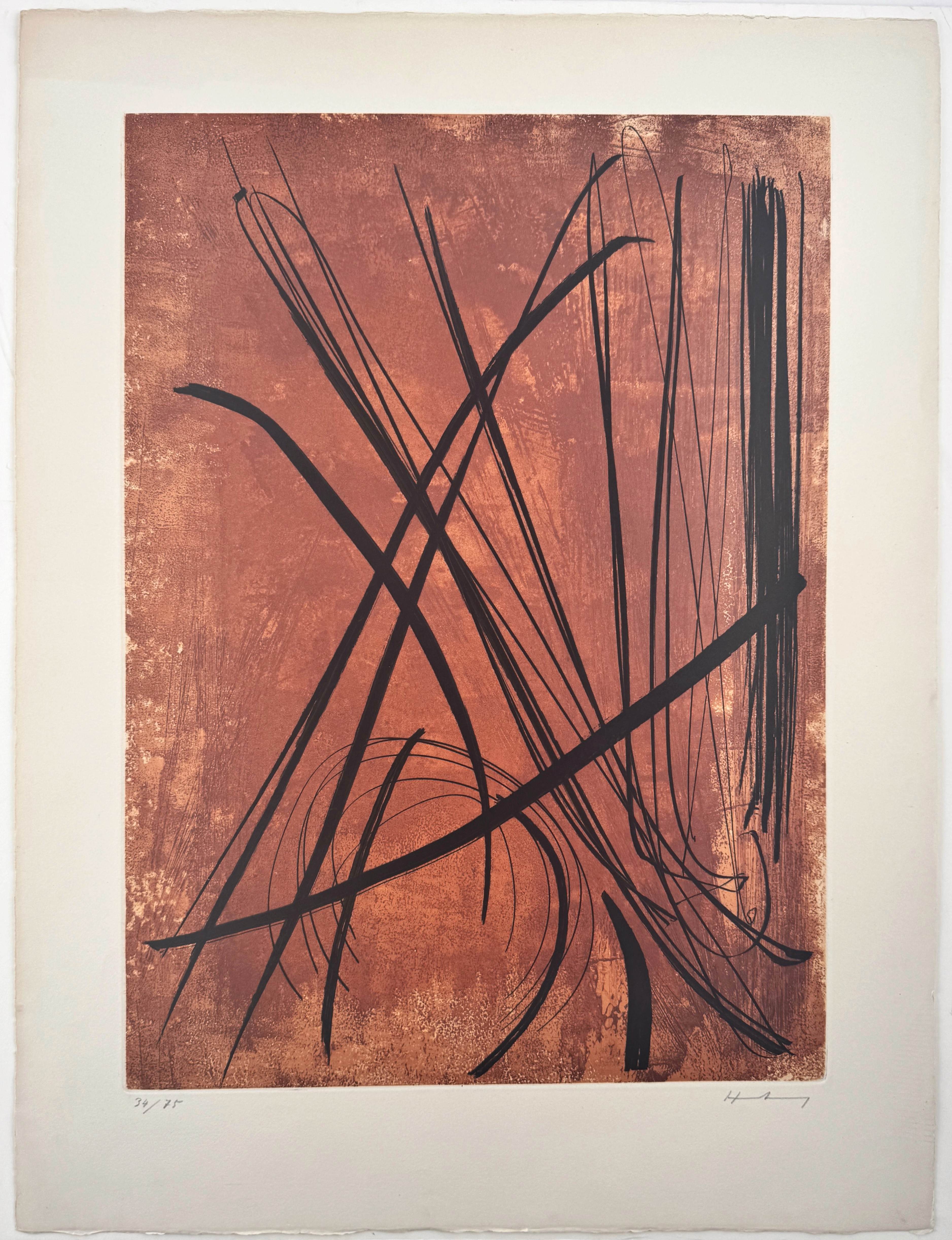 Abstract Print di Hans Hartung - G 19