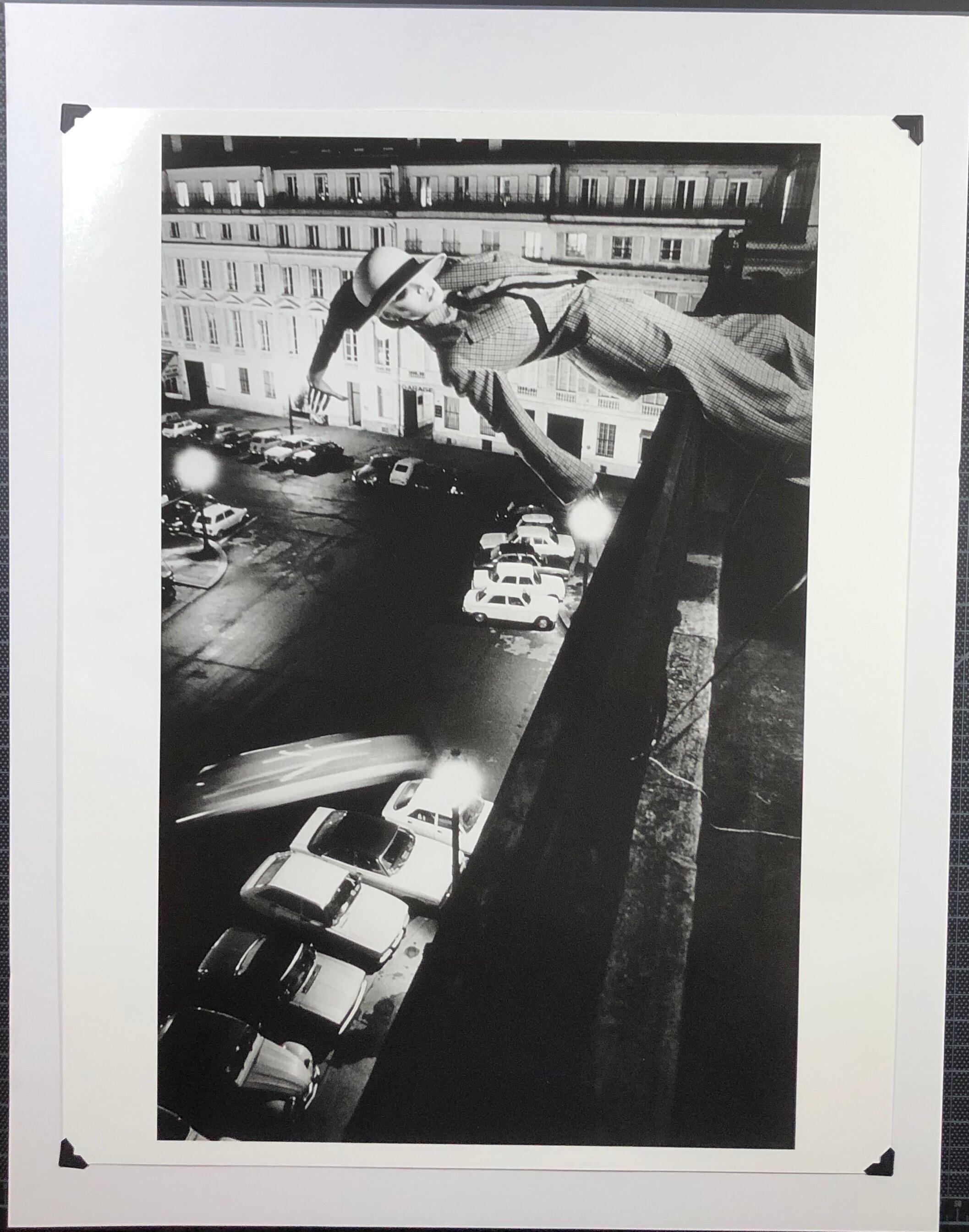 In ‘Mannequin Toss, Paris 1978’, Newton recreates a surrealistic image taking direction from Yves Klein's seminal 