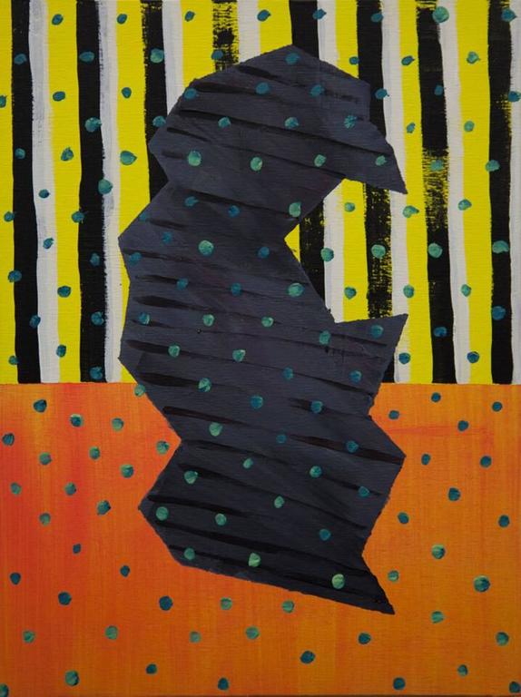 Fernando do Campo Abstract Painting - I Always Hear You Before I See You #6