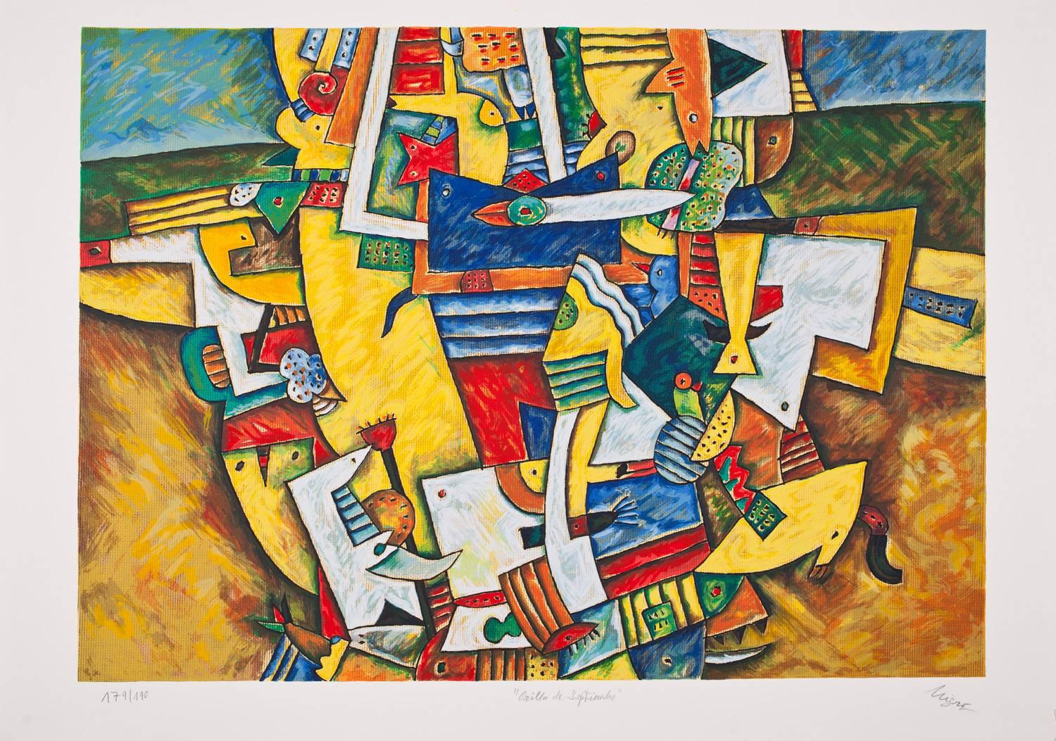 Adolfo Nigro Print - Orilla de Septiembre