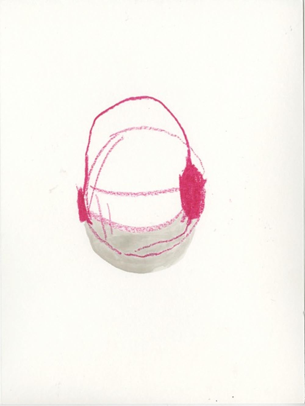 Headphones - Painting by Sofia Quirno