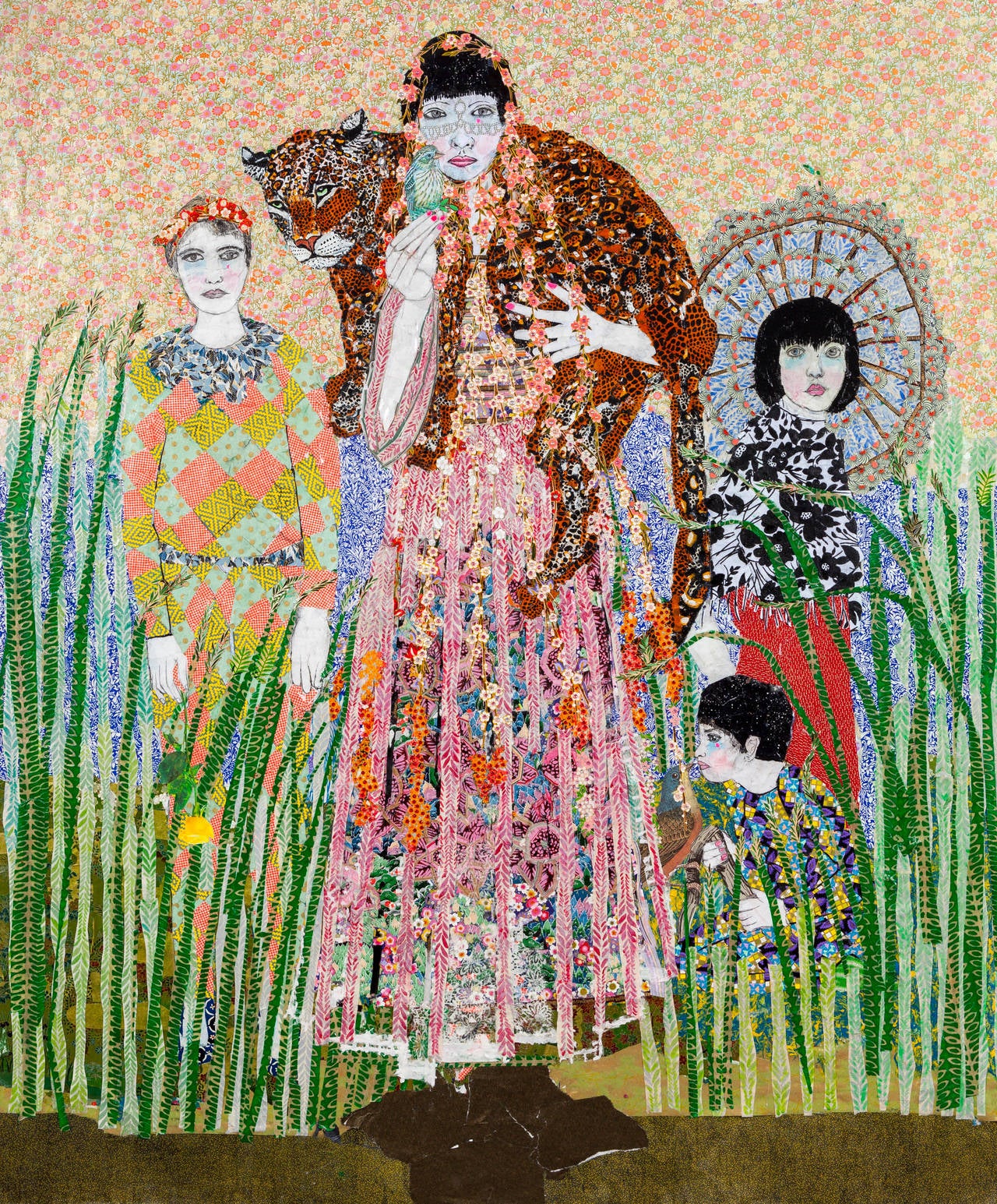 Born Again - Mixed Media Art by Maria Berrio