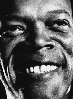 art celebrity portrait photography of Samuel L Jackson by Nigel Parry