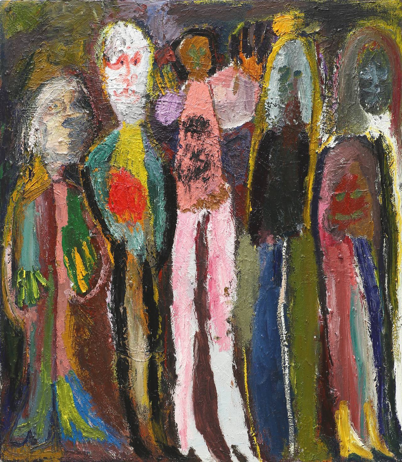 Party People - Painting by Ruby Neri