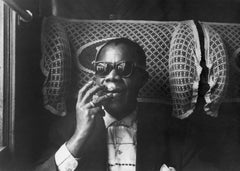 'Louis Armstrong' Archival Black and White Photograph 20x24