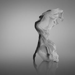 "Flame" Black & White Photograph 45" x 45" in Ed. of 18 by Yevgeniy Repiashenko