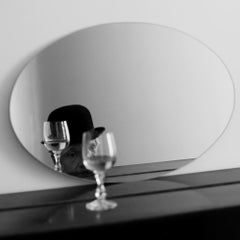 "In the Mirror" Black & White Photography 39" x 39" in Ed. 1/3 by Olha Stepanian