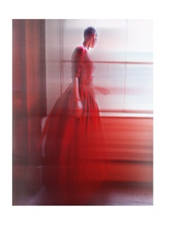 "Sinead Blurred Red Dress" Photograph 40 x 30 in Ltd. Ed. of 50 by Kate Garner