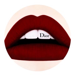 "DIOR Lips" Ready to Hang Photograph D24" Limited Ed. of 12 by Giuliano Bekor