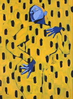 "Effervascent" Oil Painting 43" x 31.5" inch by Anastasiia Danilenko