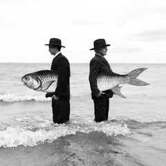 „Still Water“ – Schwarz-Weiß-Fotografie, 24" x 24", in limitierter Auflage 1/15 von Olha Stepanian