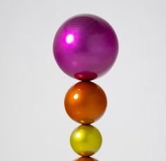 «Pretty'n Pink», escultura abstracta única de 64" x 16" x 16" in, de Shawn Kolodny