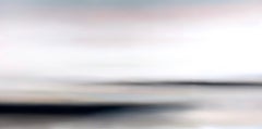 "Soft Silence" Abstract Oil on Canvas Painting 79" x 39" in Larissa Uvarova