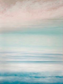«DEEP INSIDE 71», pintura abstracta al óleo sobre lienzo, 79" x 59", de Larissa Uvarova
