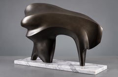 Escultura de bronce «In the Beloved Shade», 16 x 29,5 x 7 pulgadas, ed. 4/8, de Ahmed Magdy
