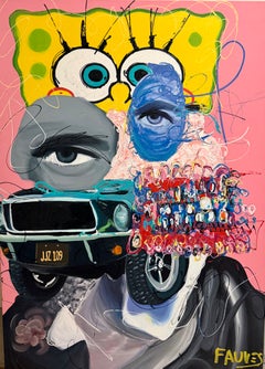 "Breaking Good" Pop Art Painting 70 x 54 inch by John Paul Fauves