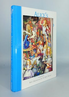 American Contemporary Book Sculpture by Robert Robinson - Alice in Wonderland