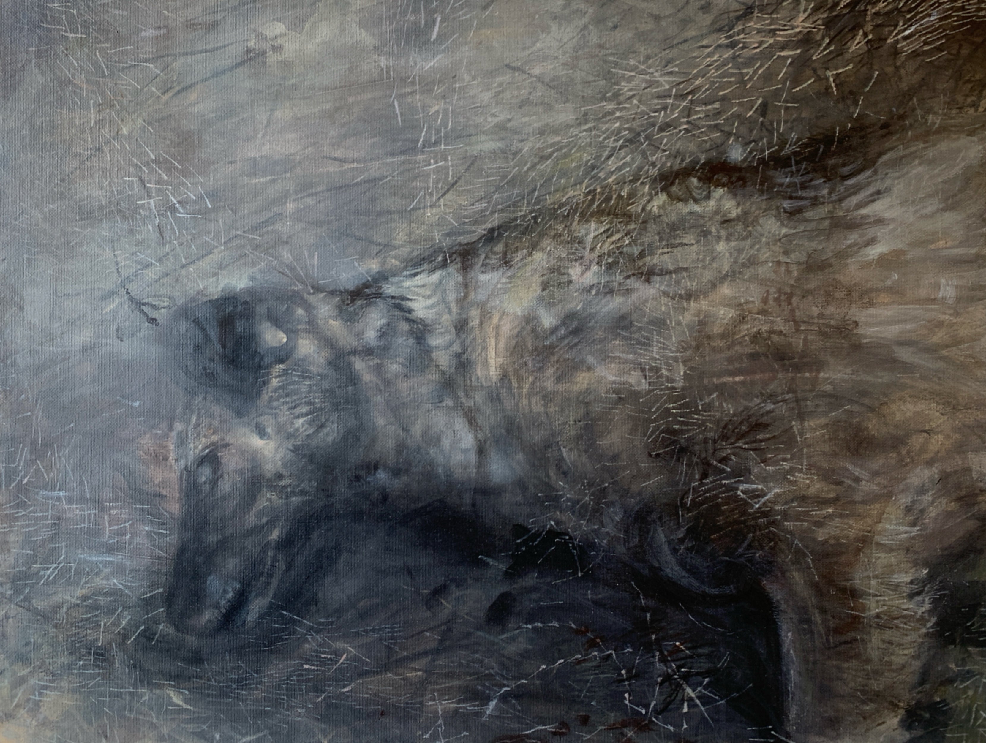 Georgian Contemporary Art by Ekaterine Ilashvili - When You Fled into the Night