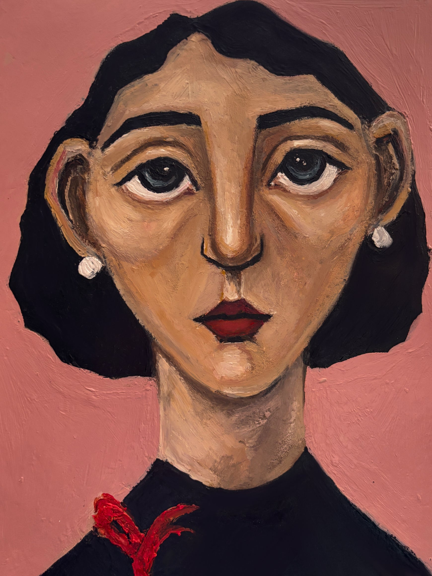 Oil on paper,

Nino Tolomashvili is a Georgian painter born in 2003 who lives and works in Tbilisi, Georgia. After completing her schooling, she pursued her studies at the Tbilisi State Academy of Arts. While focusing on painting, she developed a