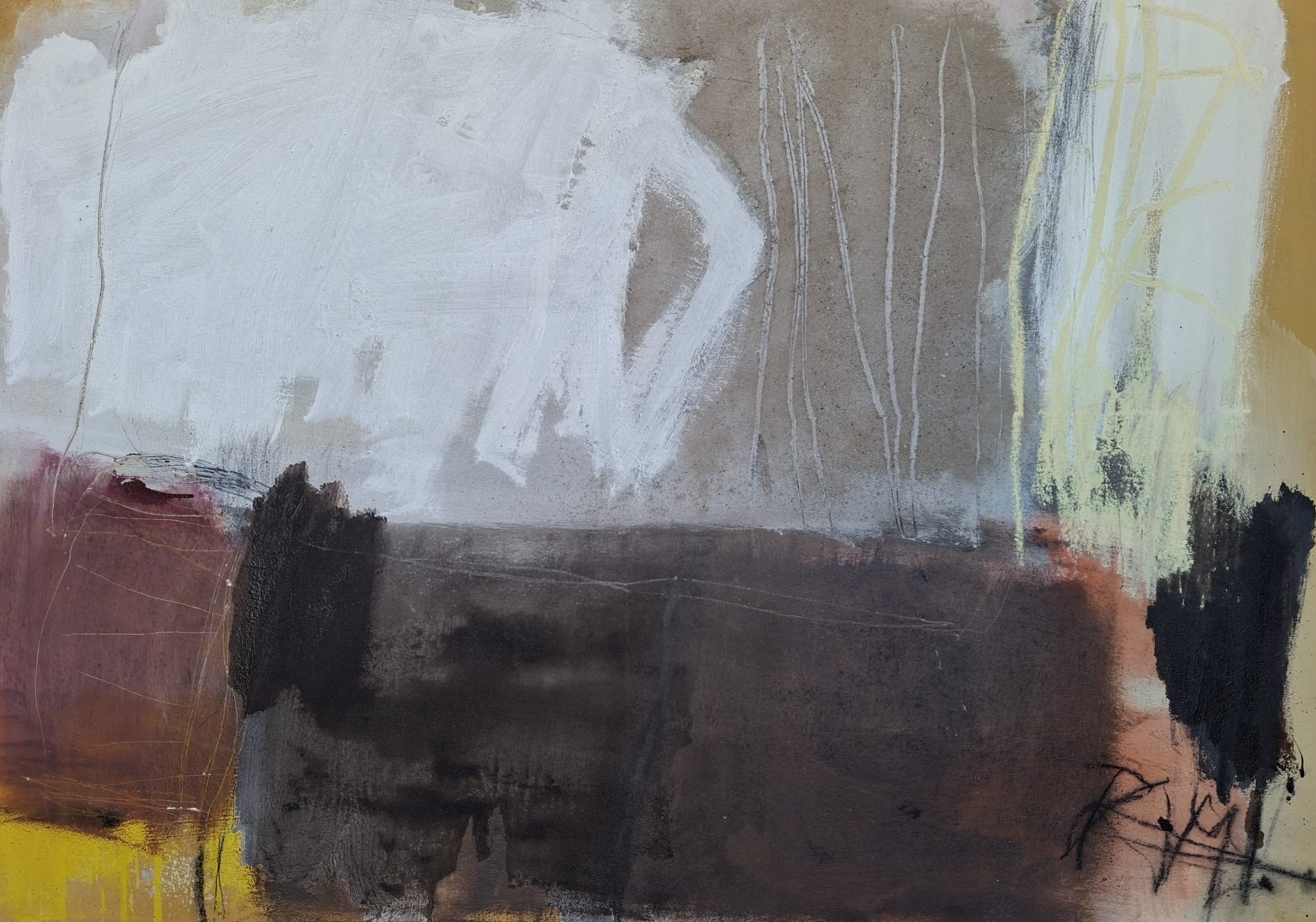 Arte contemporáneo abstracto suizo de Pierre-Alain Michel - Sin título