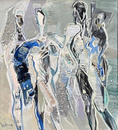 Georgian Contemporary Art by Gia Khutsishvili - Warrios of the Archaic Period