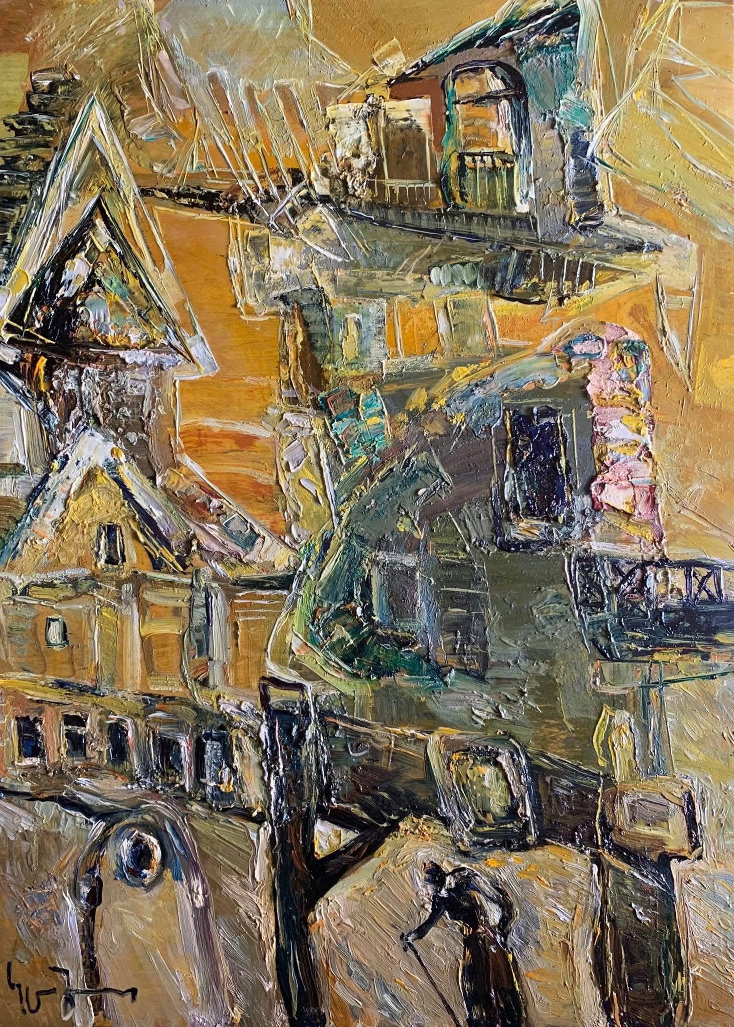 Arte contemporanea georgiana di Gia Khutsishvili - Lato sinistro