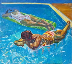 Georgian Contemporary Art by Ilia Balavadze - Swimming Pool