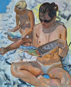 Art contemporain géorgien d'Ilia Balavadze - Filles