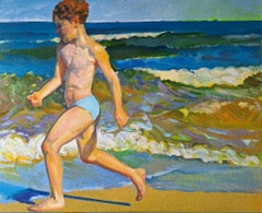 Art contemporain géorgien d'Ilia Balavadze - Un garçon
