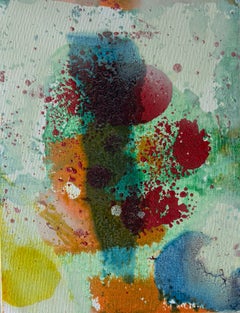 Arte abstracto contemporáneo francés de J.-L. Veret - Rostro de Anémone