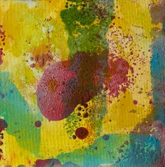 Arte abstracto contemporáneo francés de J.-L. Veret - Cœur d’Eponge